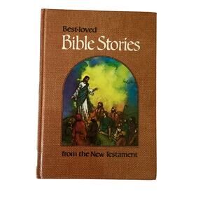 Childcraft Children's Bible Stories from The New Testament Vtg 80's Hardcover